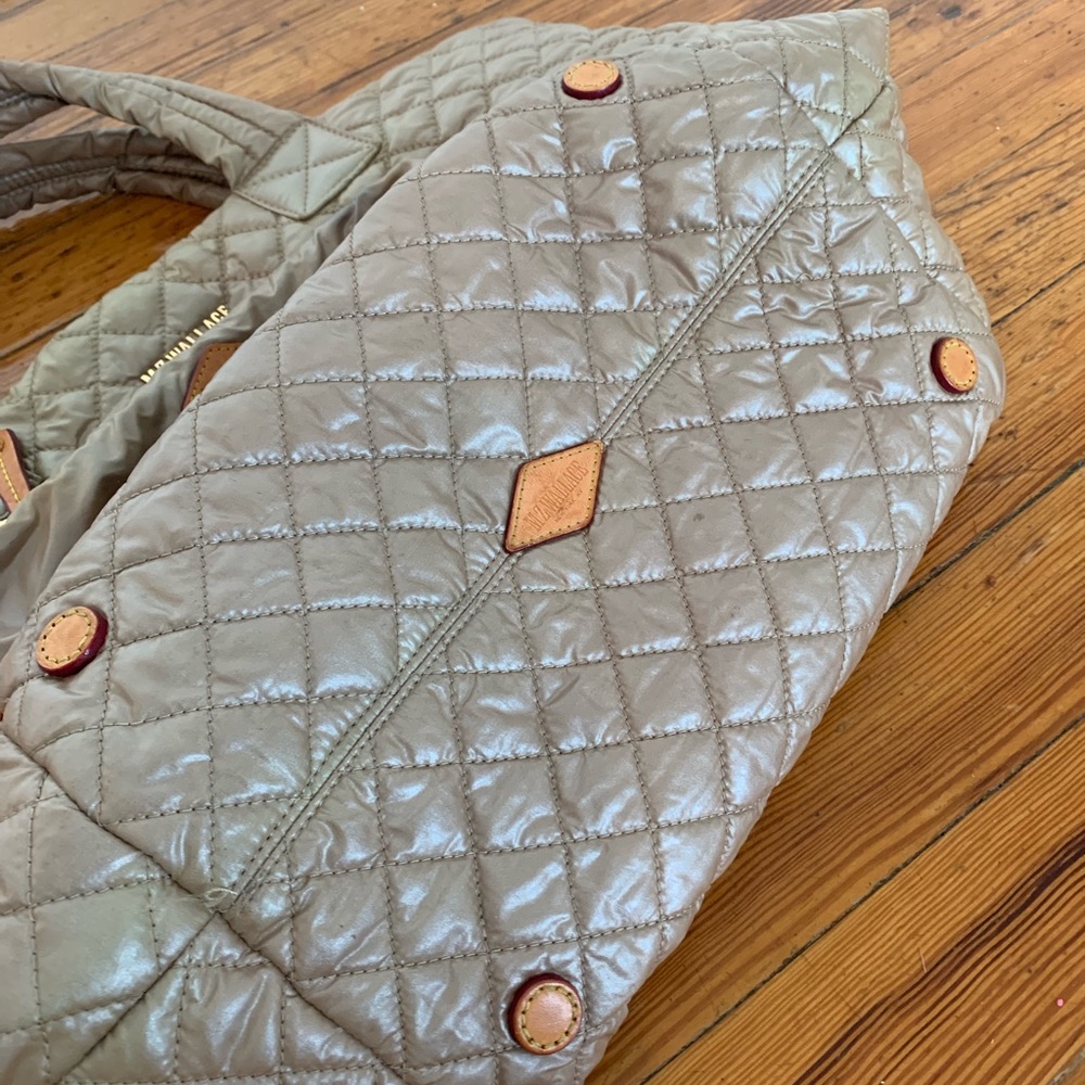 MZ WALLACE METRO TOTE SMALL SAND CHAMPAGNE BAG - Picture 7 of 7